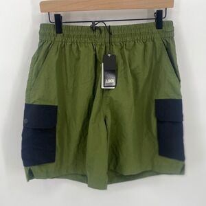 LCKR HL Util Cargo Shorts Medium Olive Green NWT Gorpcore LMWS022